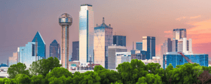 Dallas, Texas city skyline