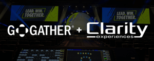 GoGather and Clarity Experiences partnership header