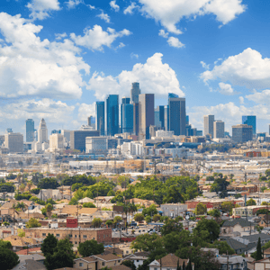 city view of los angeles